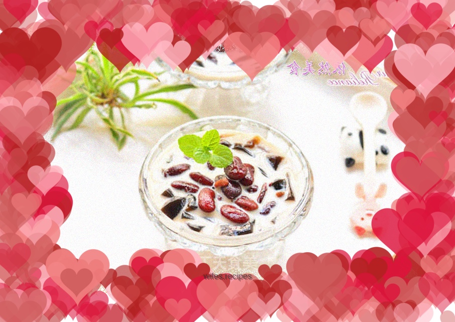 Summer Dessert--Milk Tea Sweet Beans