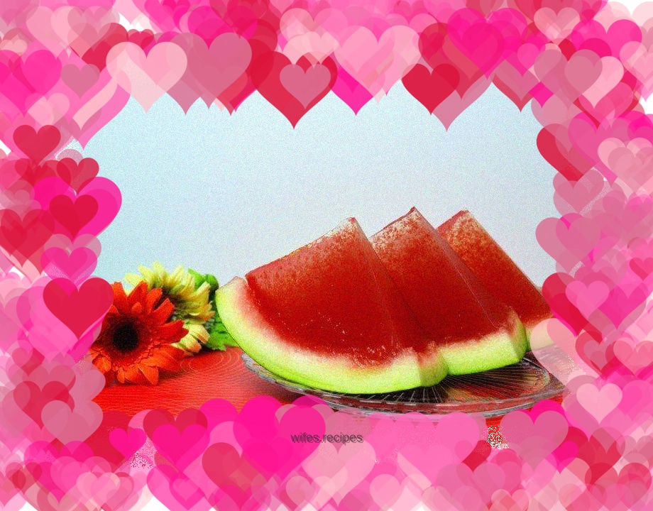 Watermelon jelly
