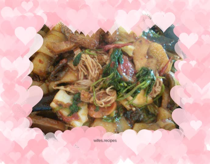 Spicy hotpot home-cooked version