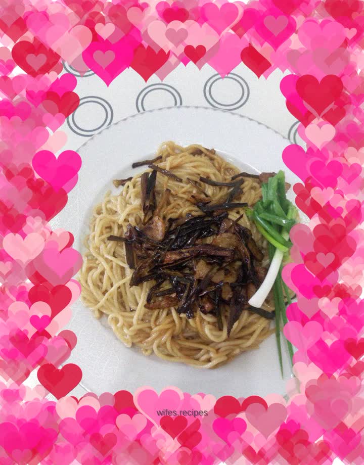 Scallion oil noodles