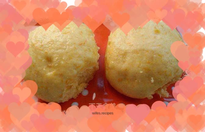 Pumpkin steamed buns