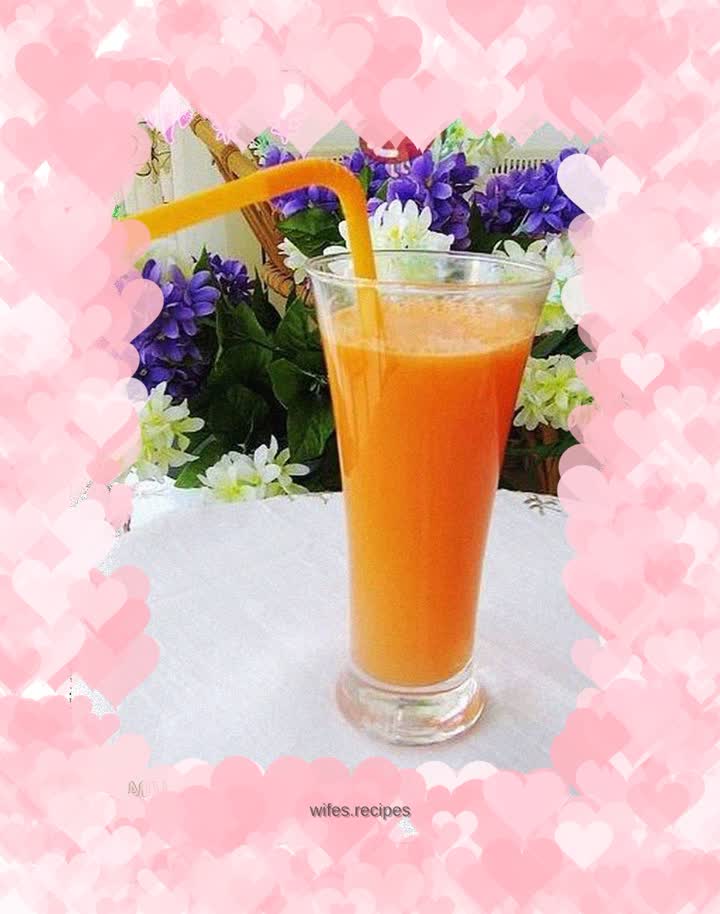 Carrot apple juice