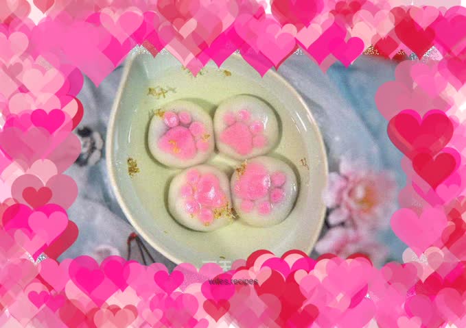 【Ningbo】Black sesame cat claw glutinous rice balls