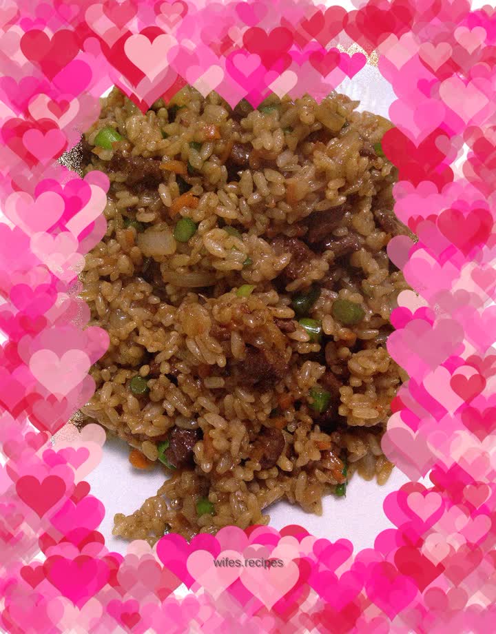 【Use leftover rice wisely】Black pepper beef fried rice