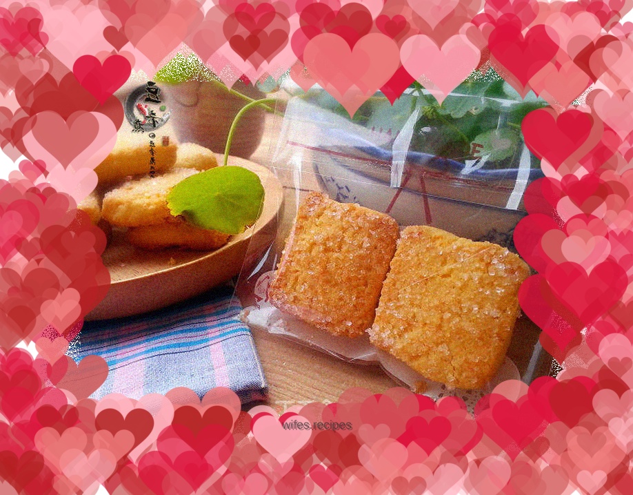 Sugar and shredded coconut cookies