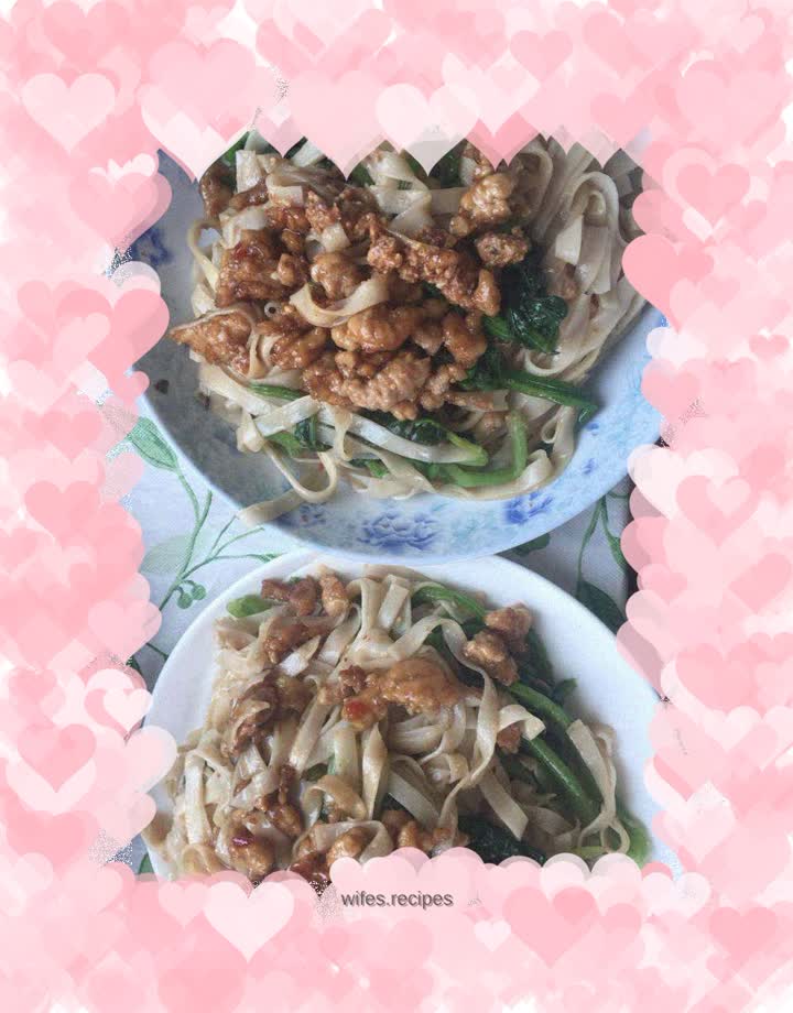 Fried noodles (homemade version of noodles)
