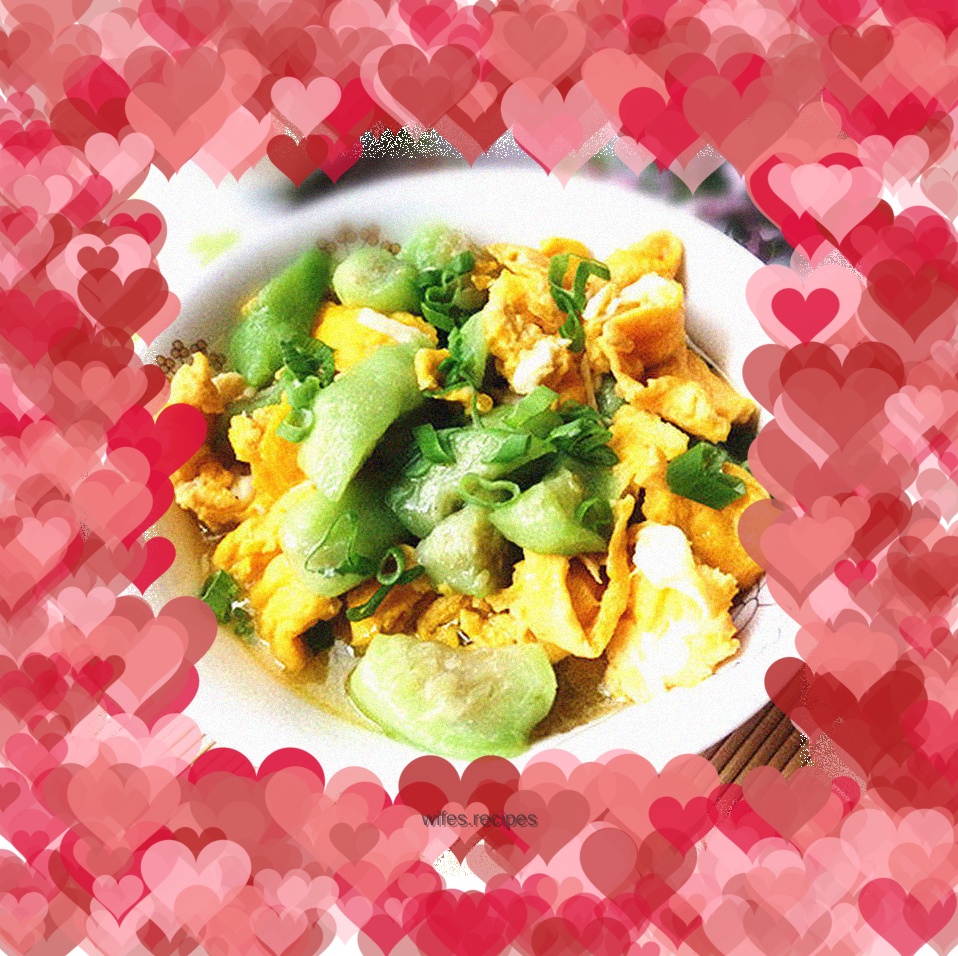 Scrambled eggs with loofah---a simple and convenient home-cooked dish