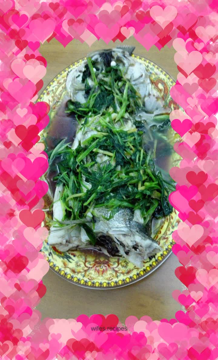 【Qisetian】 Teochew style steamed seabass