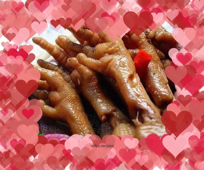 Braised chicken feet