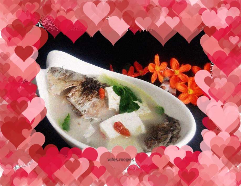 Light and nourishing - crucian carp tofu soup