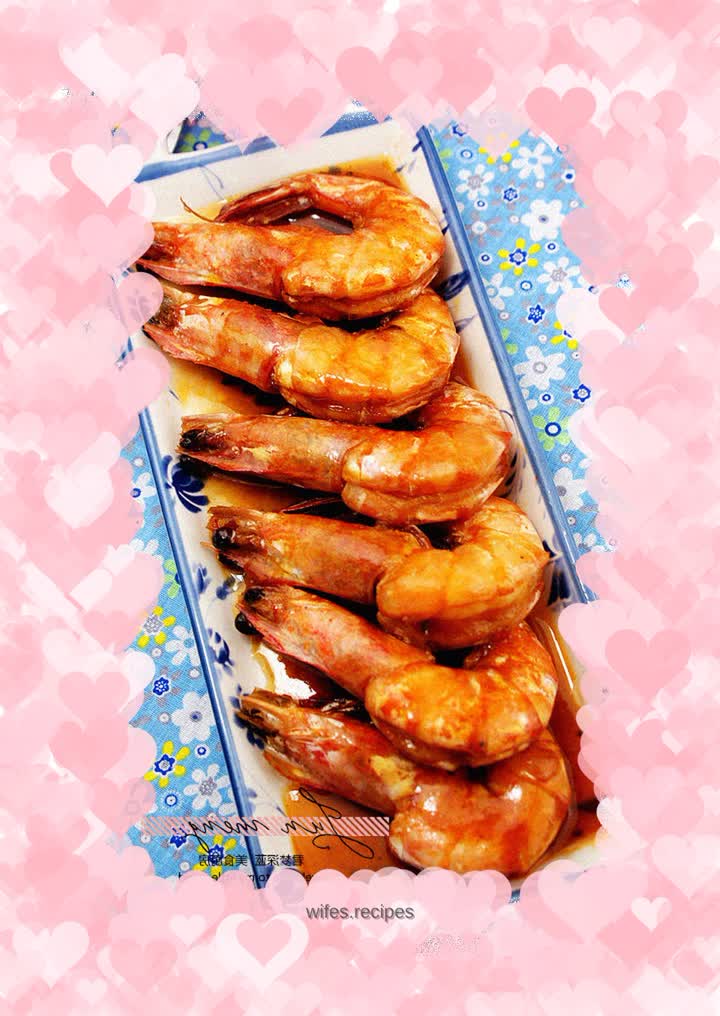 Series Four of Festive Hard Dishes for the Spring Festival Family Banquet------[Prosperous Braised Prawns]