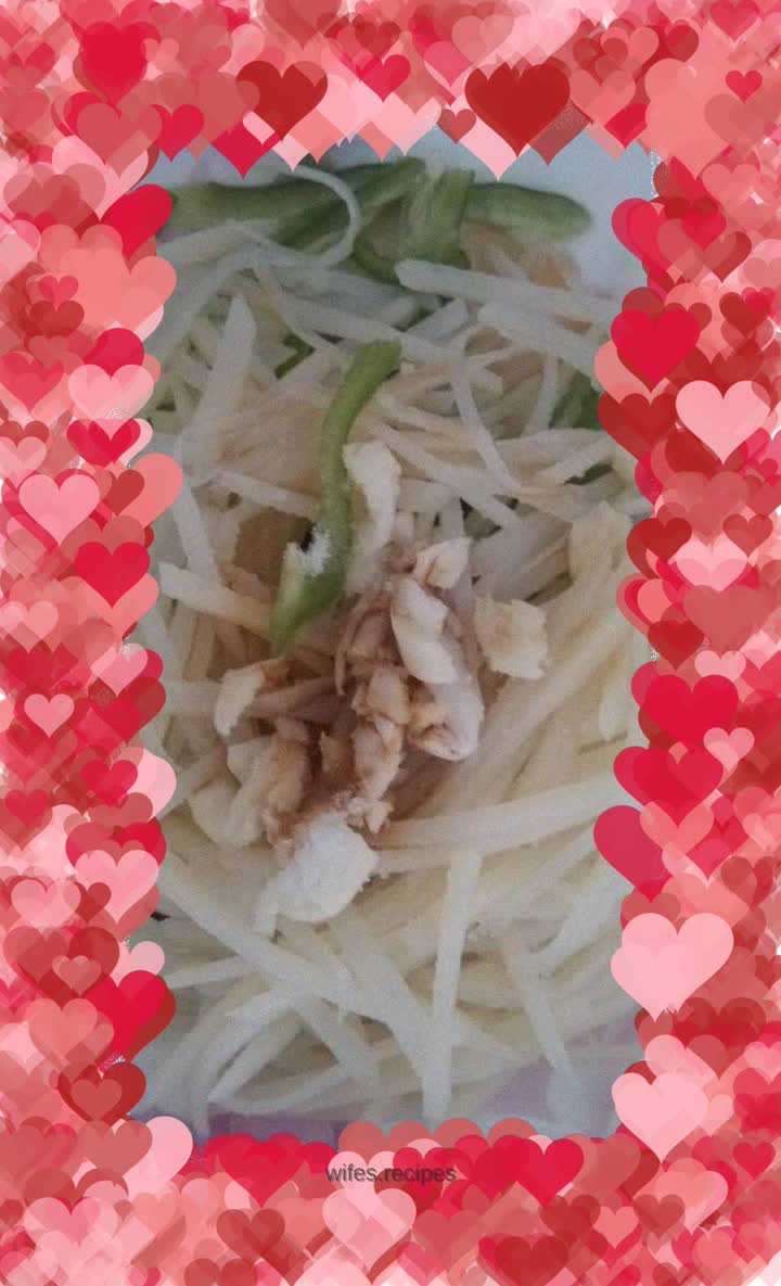 Cold Shredded Potatoes