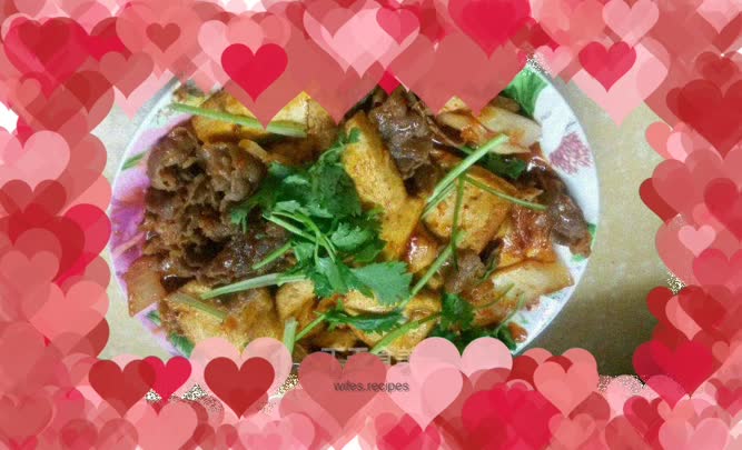 Korean Kimchi Fatty Beef Hot Pot Tofu