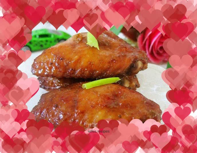 Delicious grilled wings