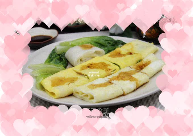 Egg rice roll