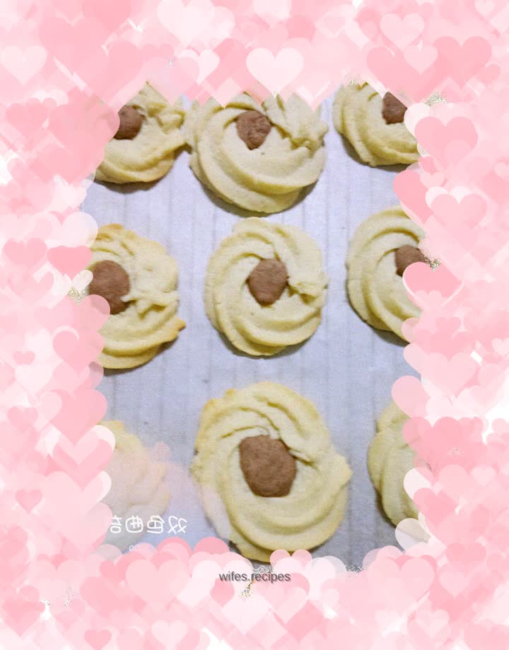 Two-color cookies