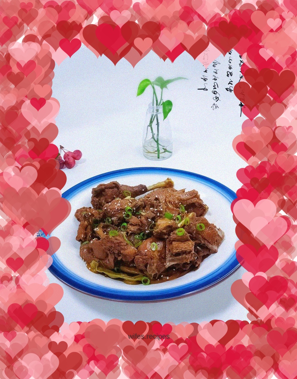 Home-cooked chicken stew