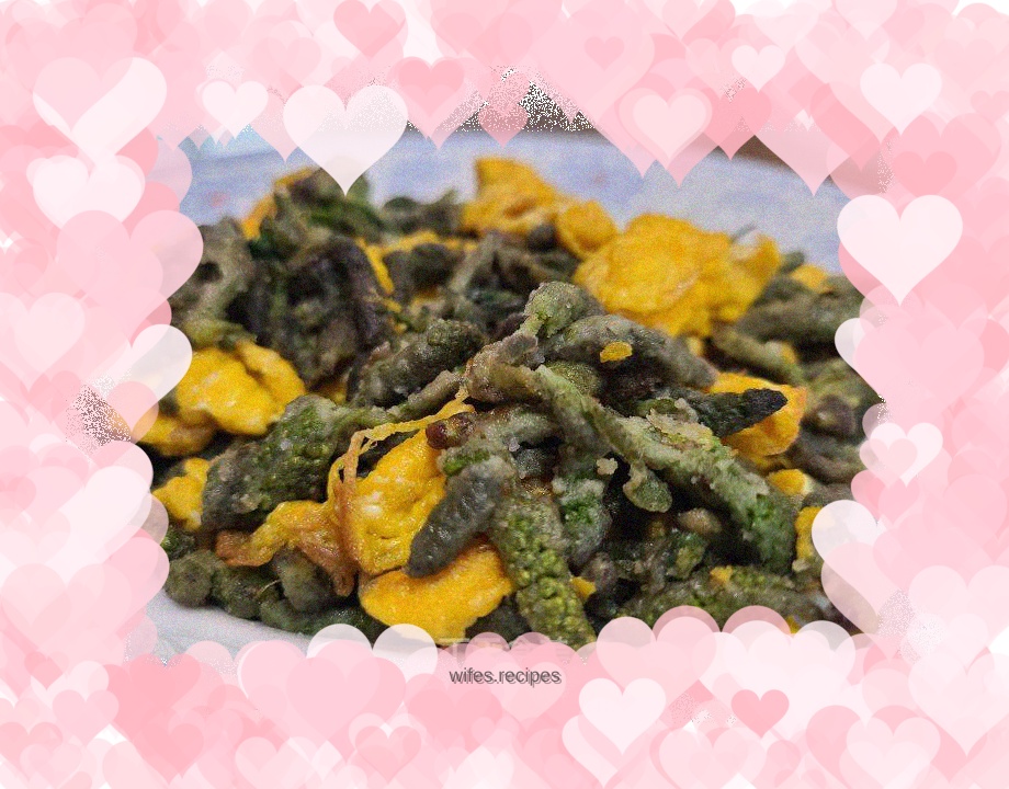 Fried steamed wolfberry with eggs