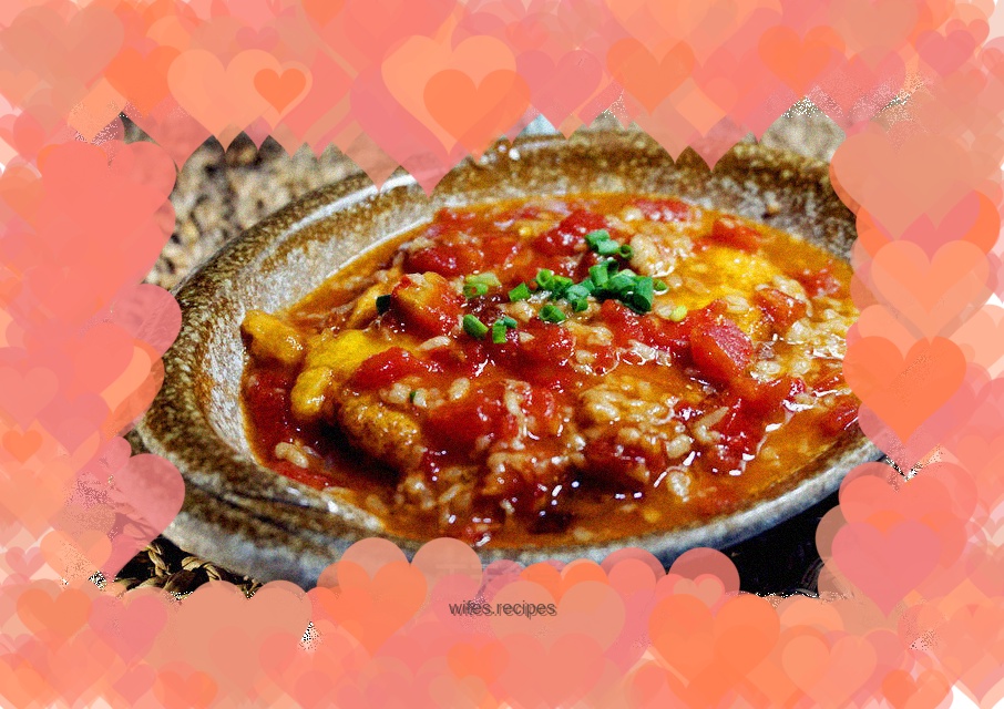 Rice wine fried eggs