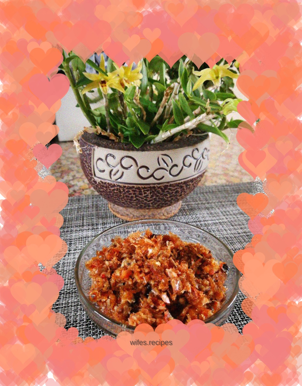 Homemade calcium supplement—fried fried shrimp heads