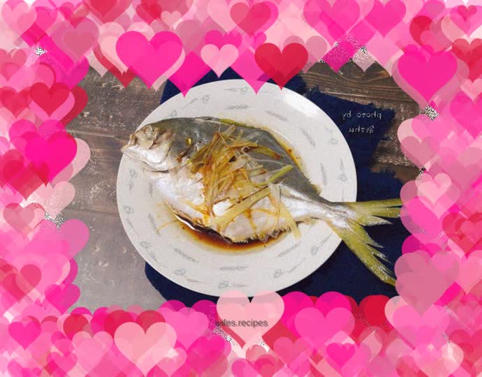 Steamed Golden Pomfret