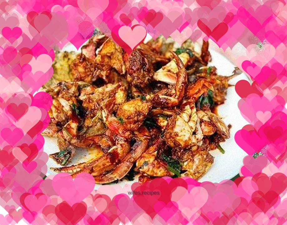 Spicy river crab to satisfy the greedy cat