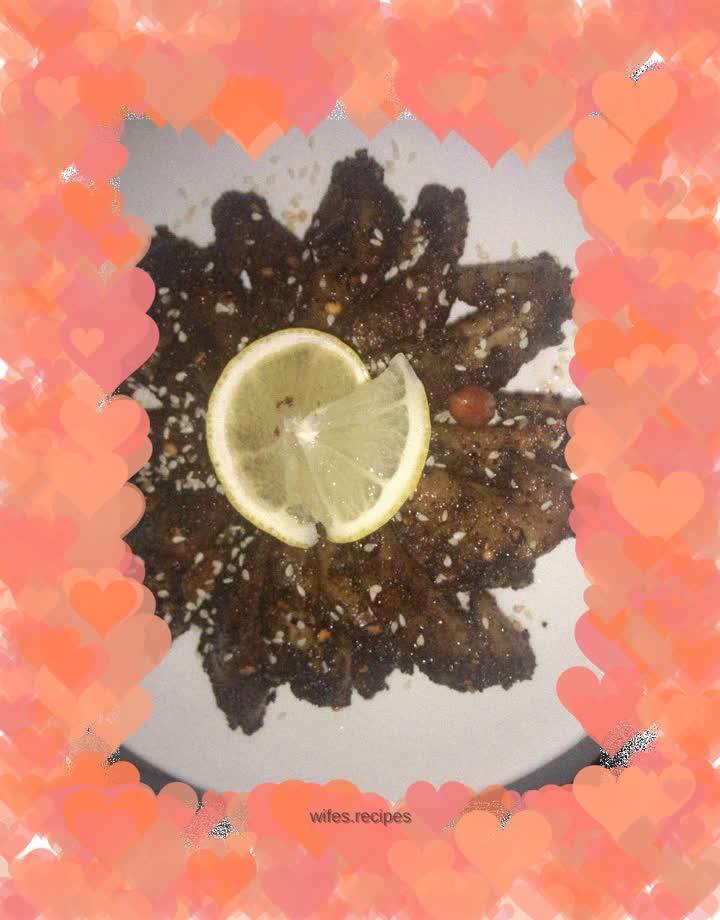 Pan-fried chicken tips