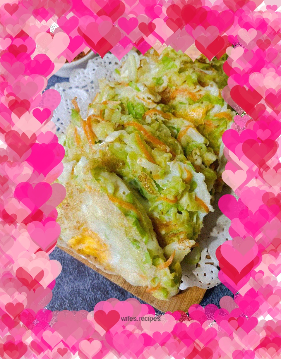 Vegetable egg pancake