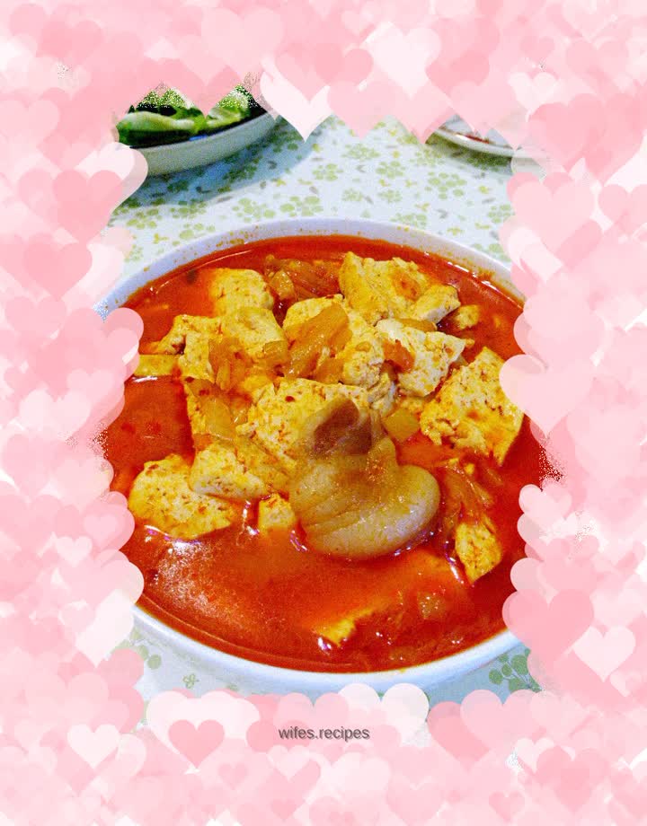 Korean tofu soup