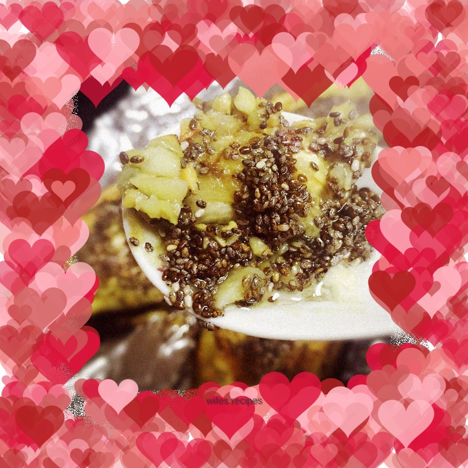 Chia Seed Garlic Roasted Eggplant