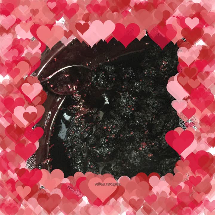 Homemade blueberry jam