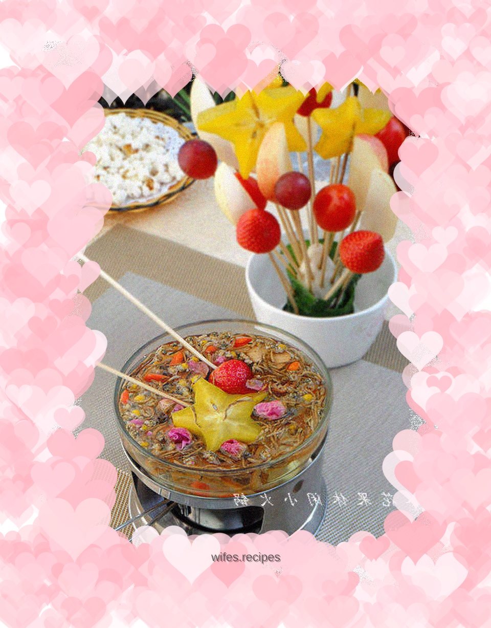 [Beauty Fruit Tea Hot Pot] --- Casual hot pot for beauty and beauty