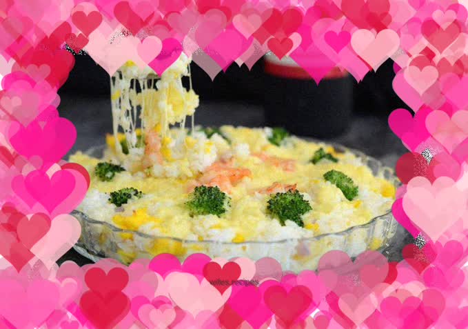 Broccoli and Shrimp Baked Rice