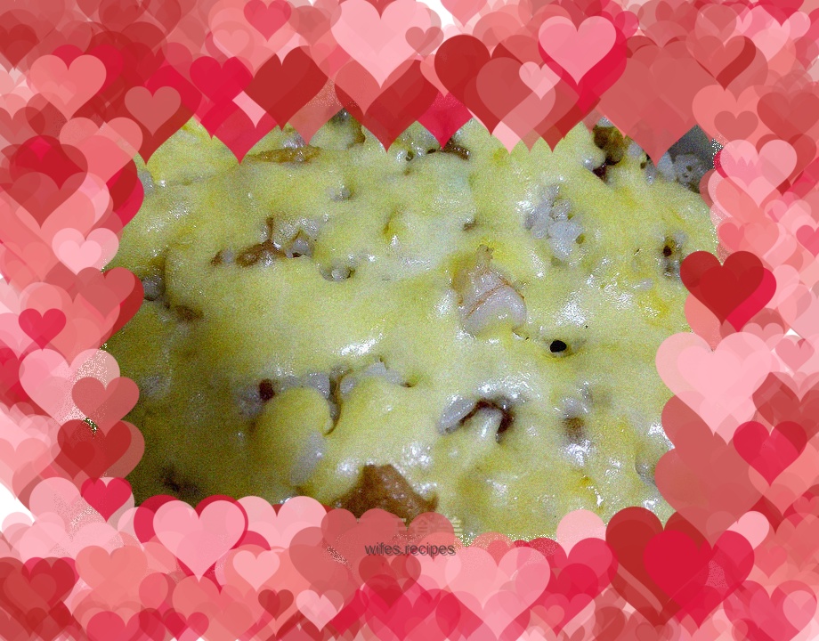 Seafood Cheese Baked Rice