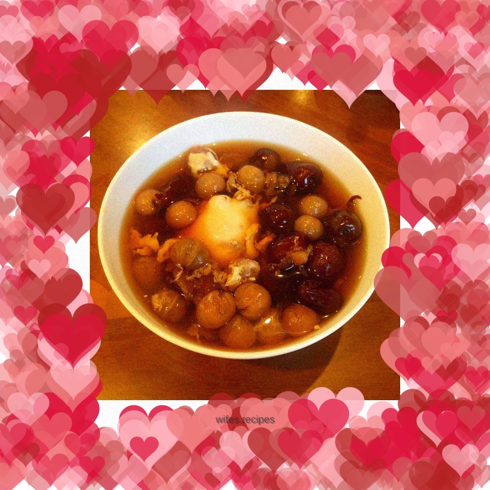 Red Dates, Longan and Tremella Soup