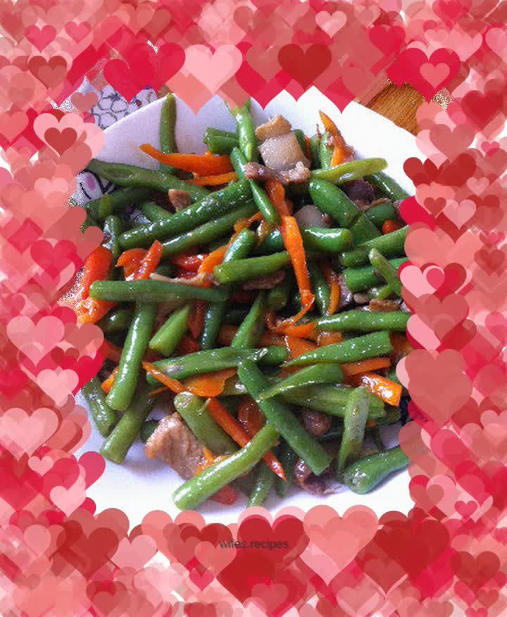 Stir-fried Pork with Beans