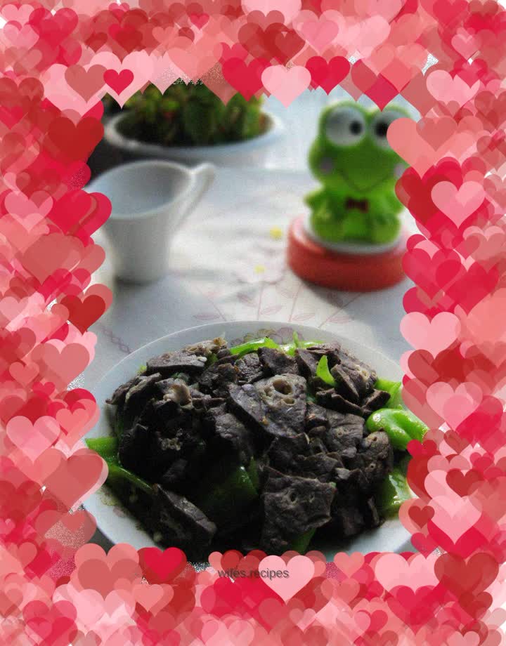 Stir-fried lung with hot pepper