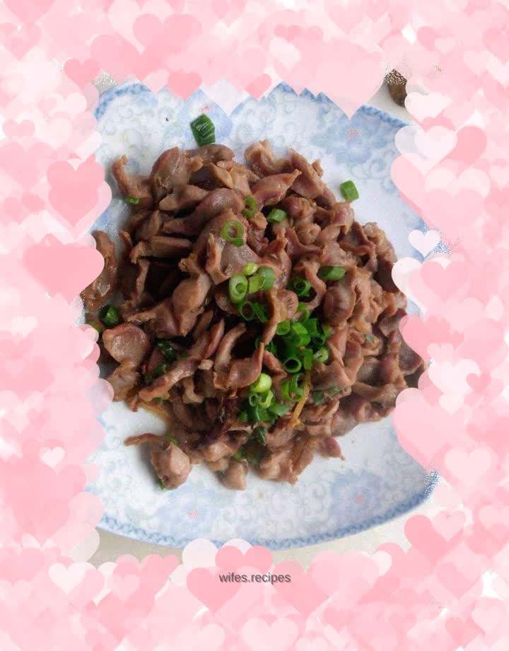 Sautéed Chicken Gizzards with Chili and Cumin