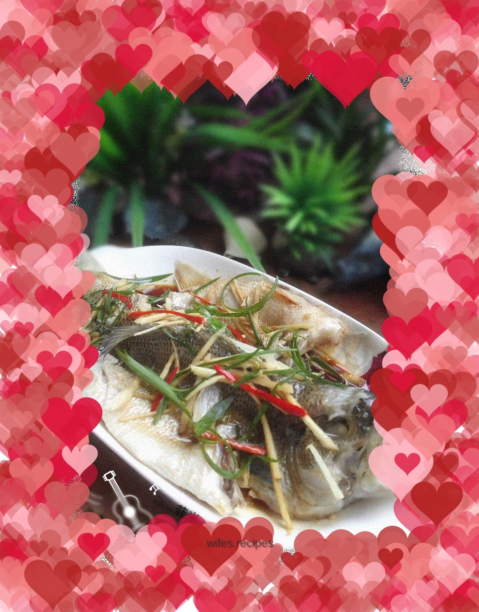 Steamed seabass