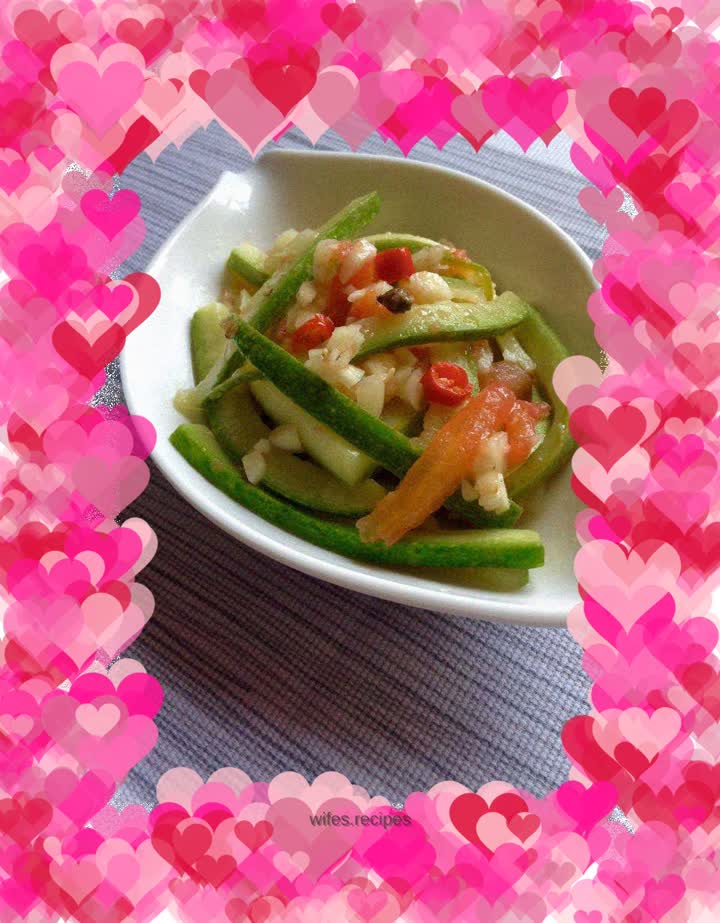 Crispy little pumpkin watermelon sticks