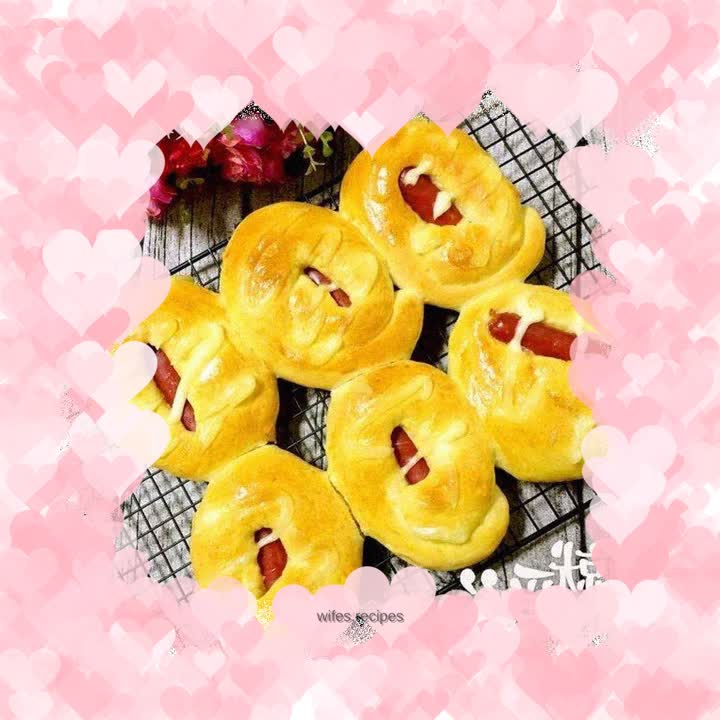 Wheat germ hot dog buns