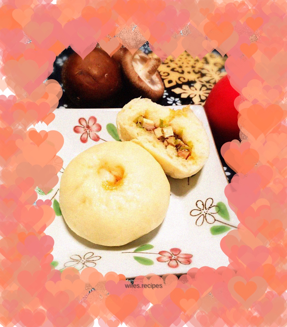 Whole grain vegetable buns