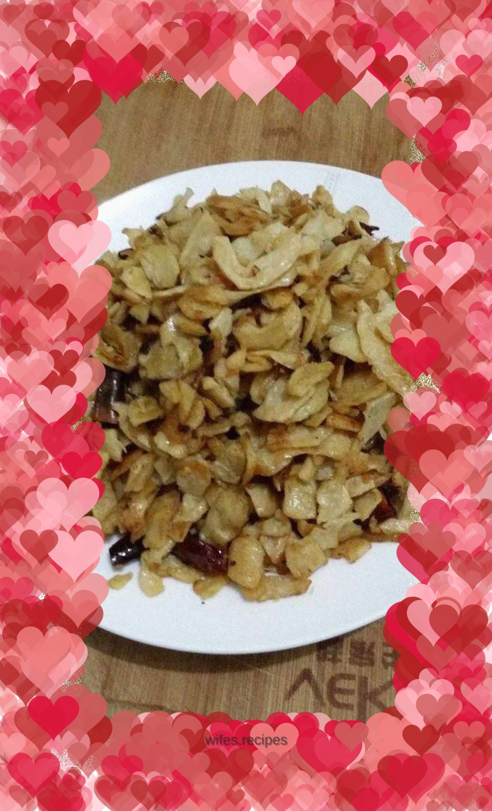 Stir-fried artificial meat