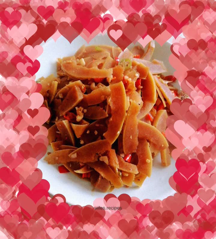 Fried grapefruit peel