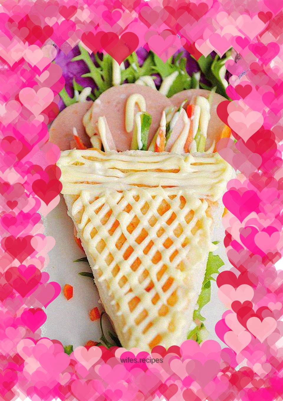 Vegetable “Ice Cream” Sandwich