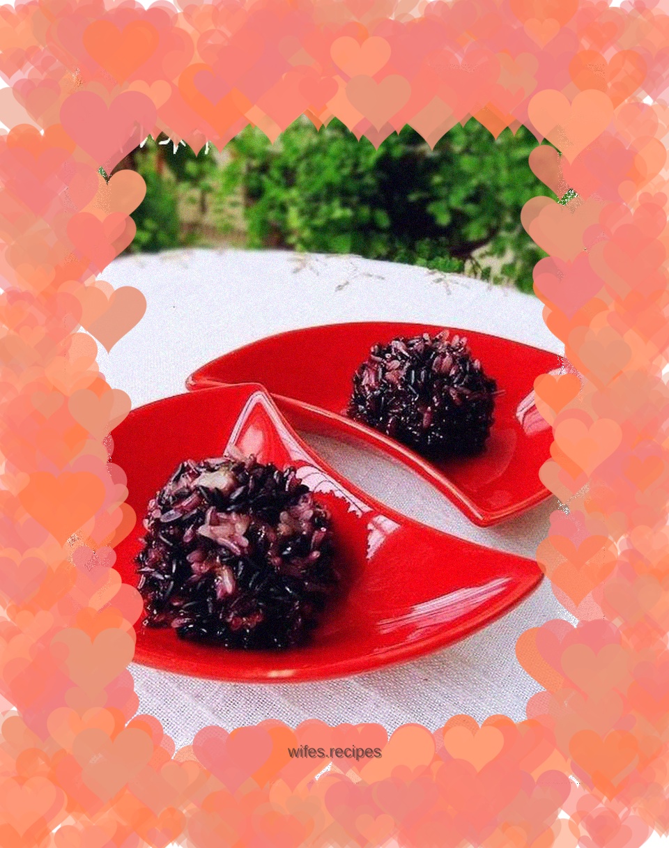 Double rice meatballs