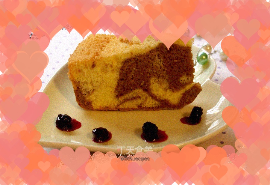 Coconut Dali Chiffon Cake ~~~Family’s Valentine’s Day~~~