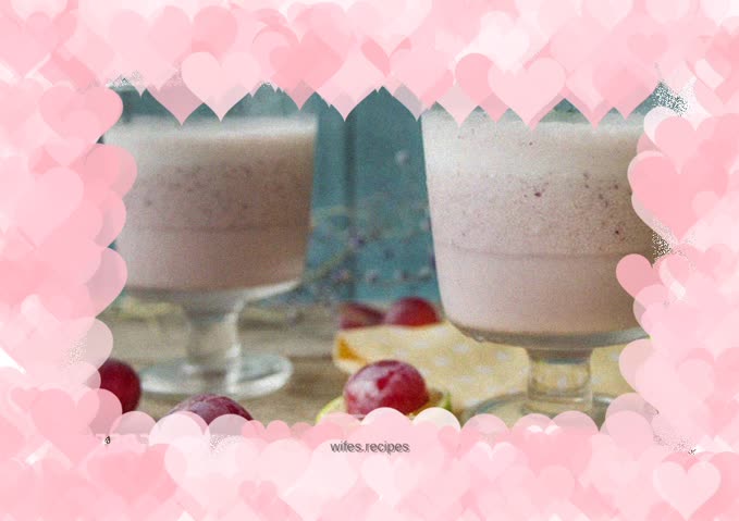 Raisin milk as dreamy as lavender