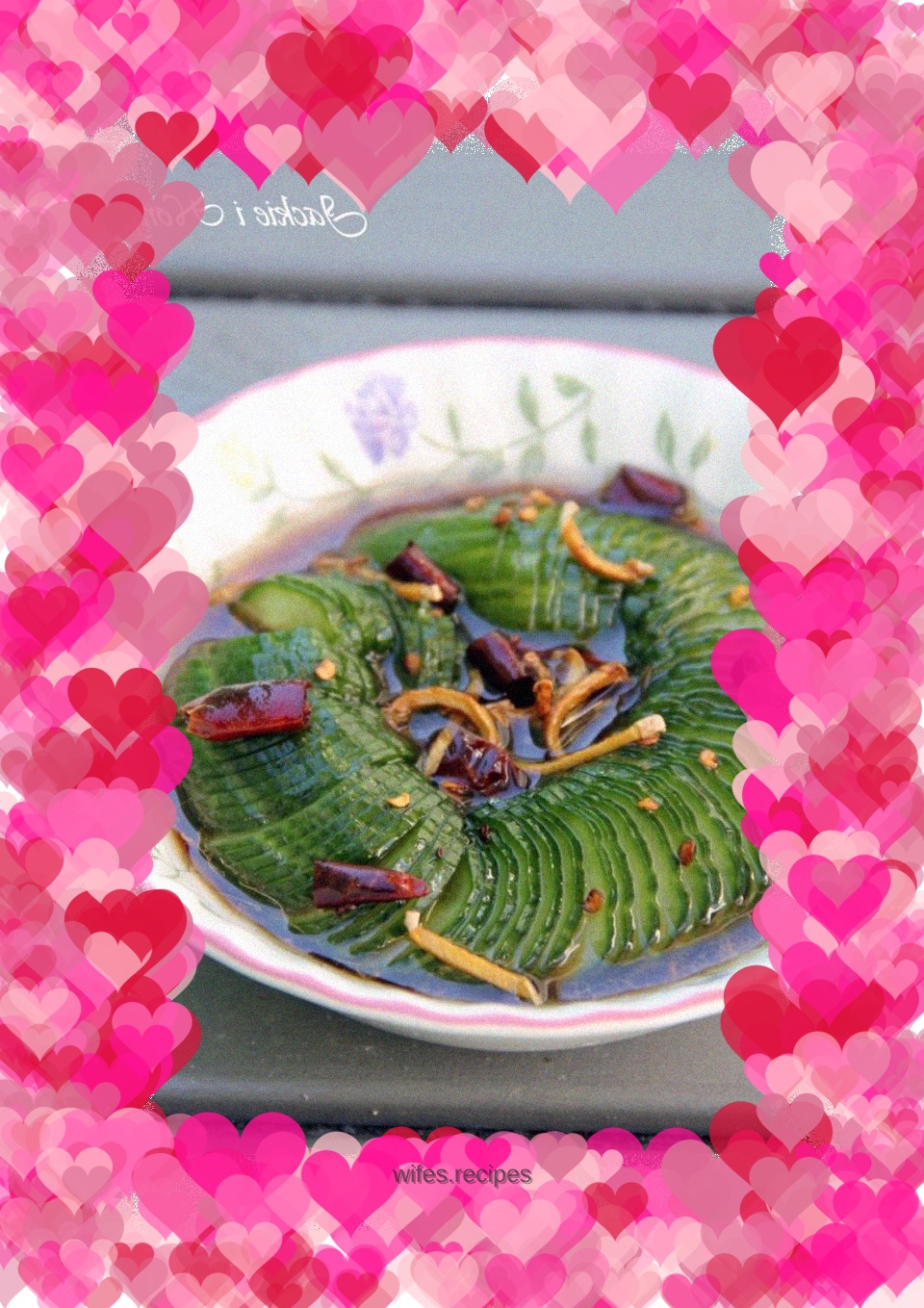 Coir raincoat cucumber - a summer appetizer