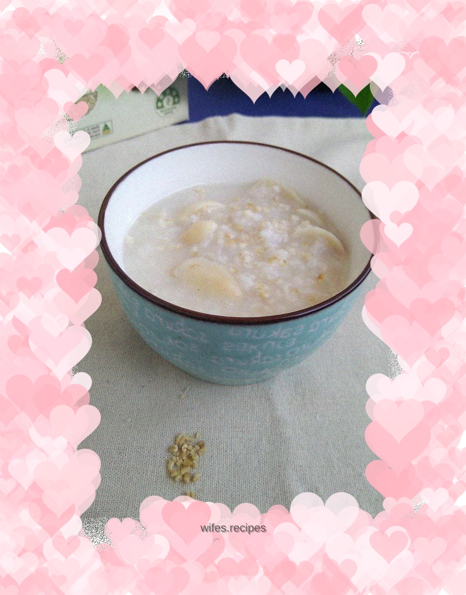Oatmeal lily porridge